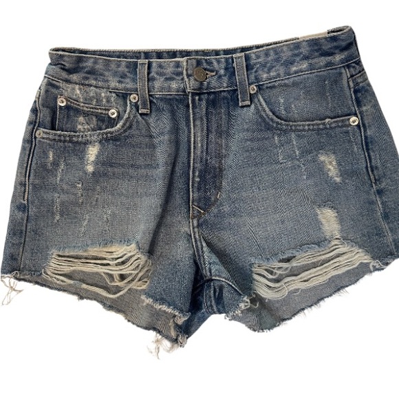 Lovers & Friends - cutoff denim shorts - Picture 3 of 6